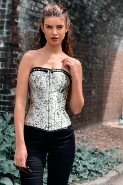 Instant Shape Victorian Olive Green Corset -Corset Story A3034 website 1