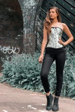 Instant Shape Victorian Olive Green Corset -Corset Story A3034 website 2