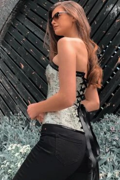 Instant Shape Victorian Olive Green Corset -Corset Story A3034 website 4