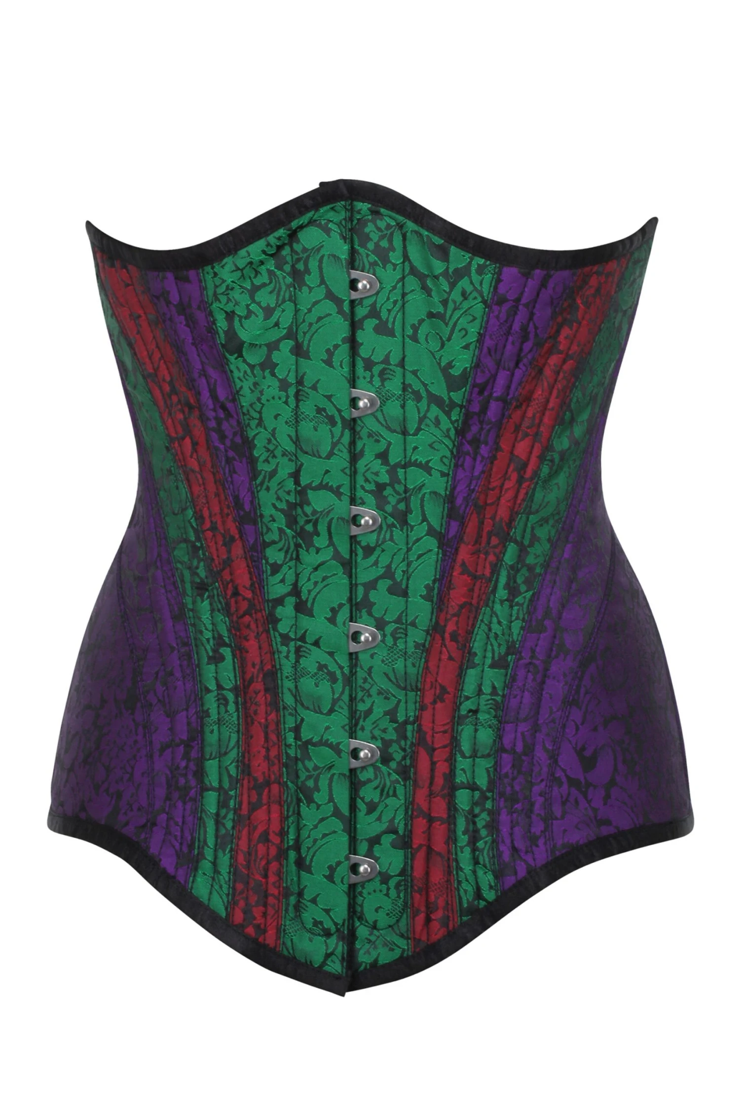 Multi-coloured Brocade Underbust Longline 1 Multi-coloured Brocade Underbust Longline