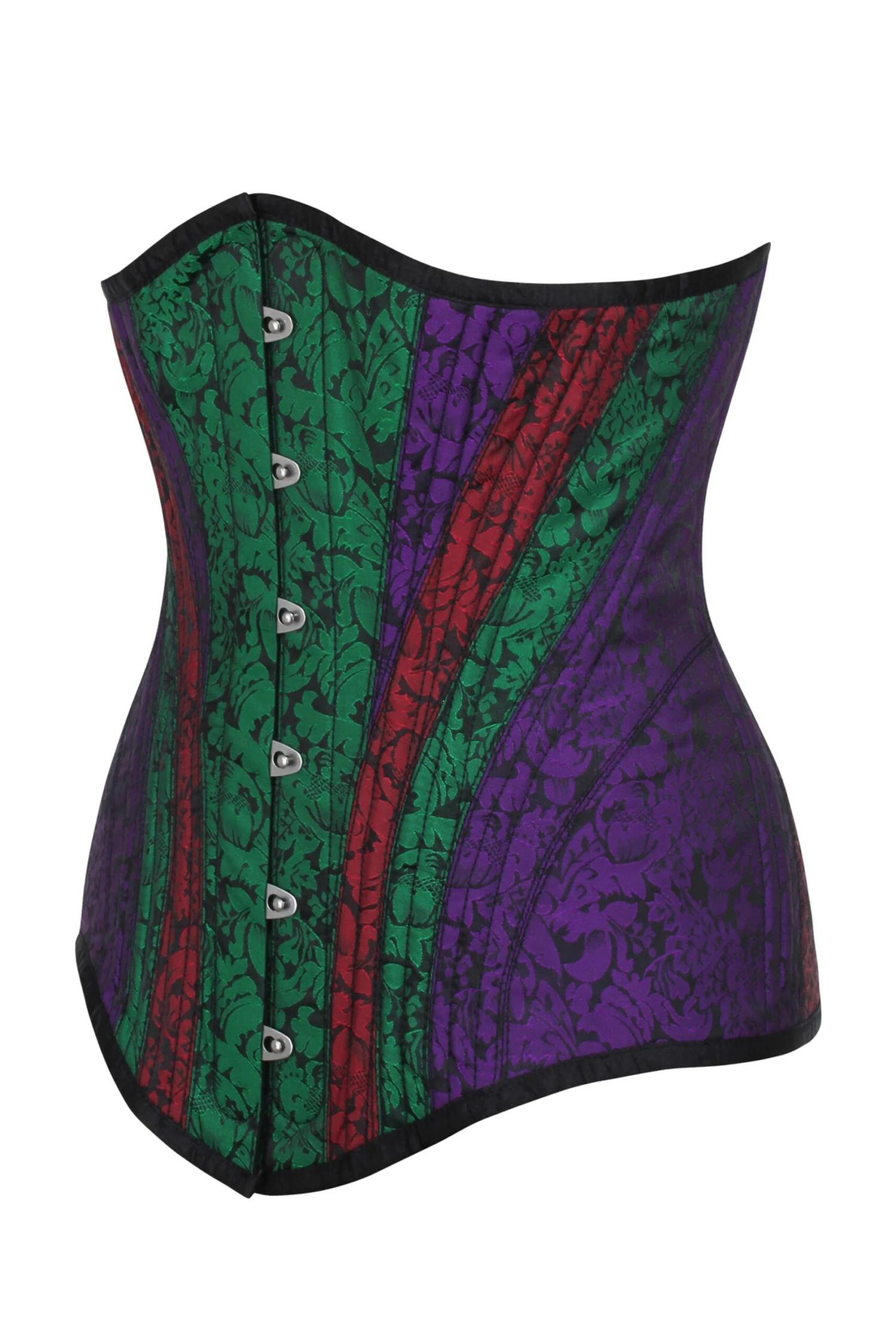 Multi-coloured Brocade Underbust Longline 3 Multi-coloured Brocade Underbust Longline - Image 3