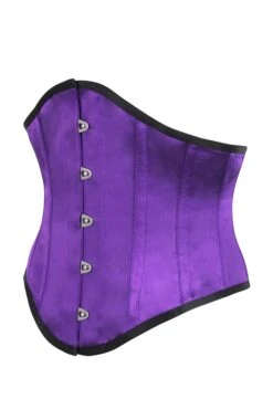 Purple Satin Waspie Underbust -Corset Story BC 0413
