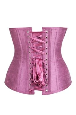 Longline Pink Satin Underbust Corset -Corset Story BC 0442