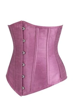Longline Pink Satin Underbust Corset -Corset Story BC 0443