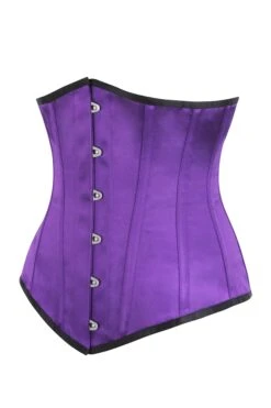 Longline Purple Satin Underbust Corset -Corset Story BC 0463