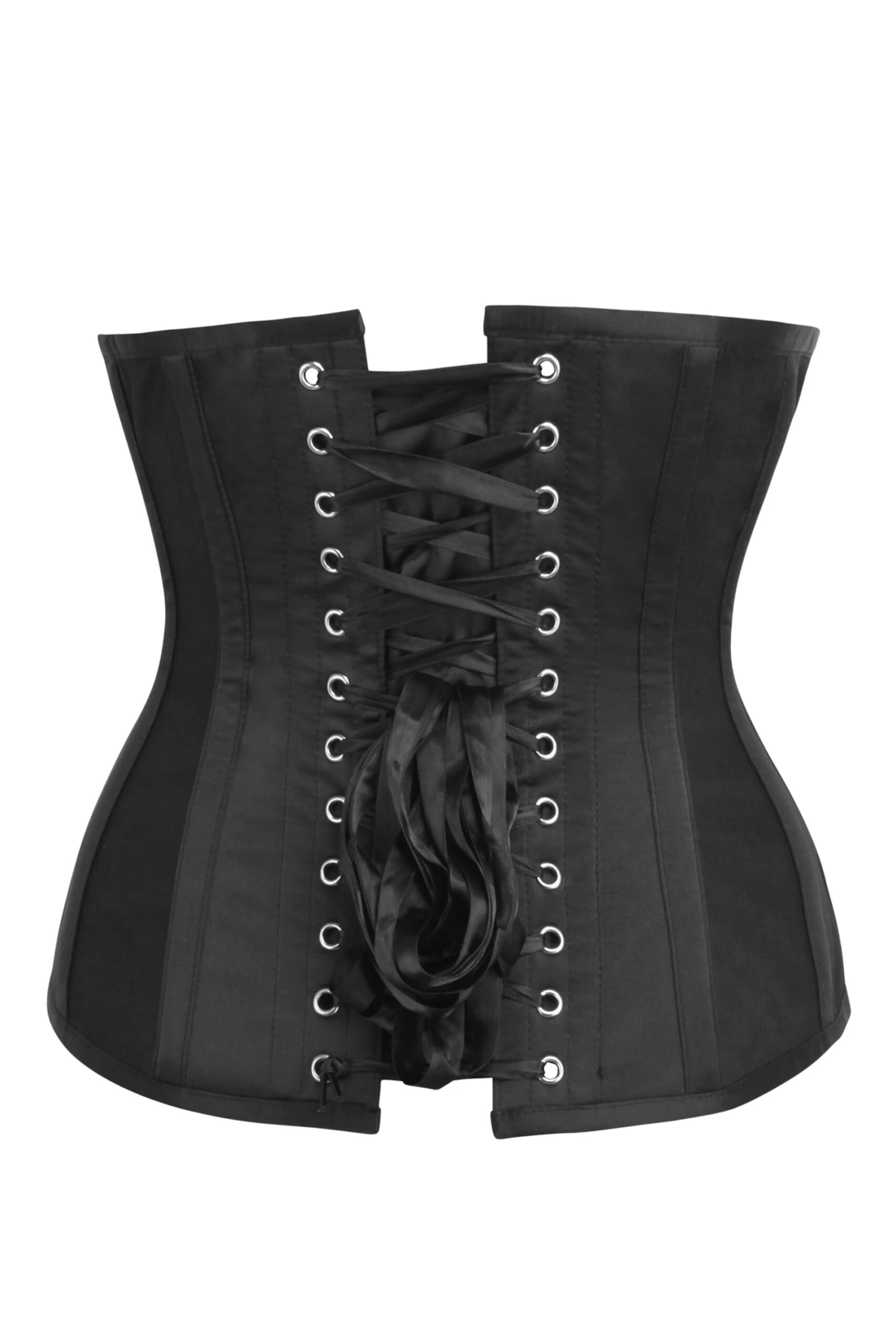 Longline Aqua Sequin And Mesh Panel Underbust 2 Longline Aqua Sequin And Mesh Panel Underbust - Image 2