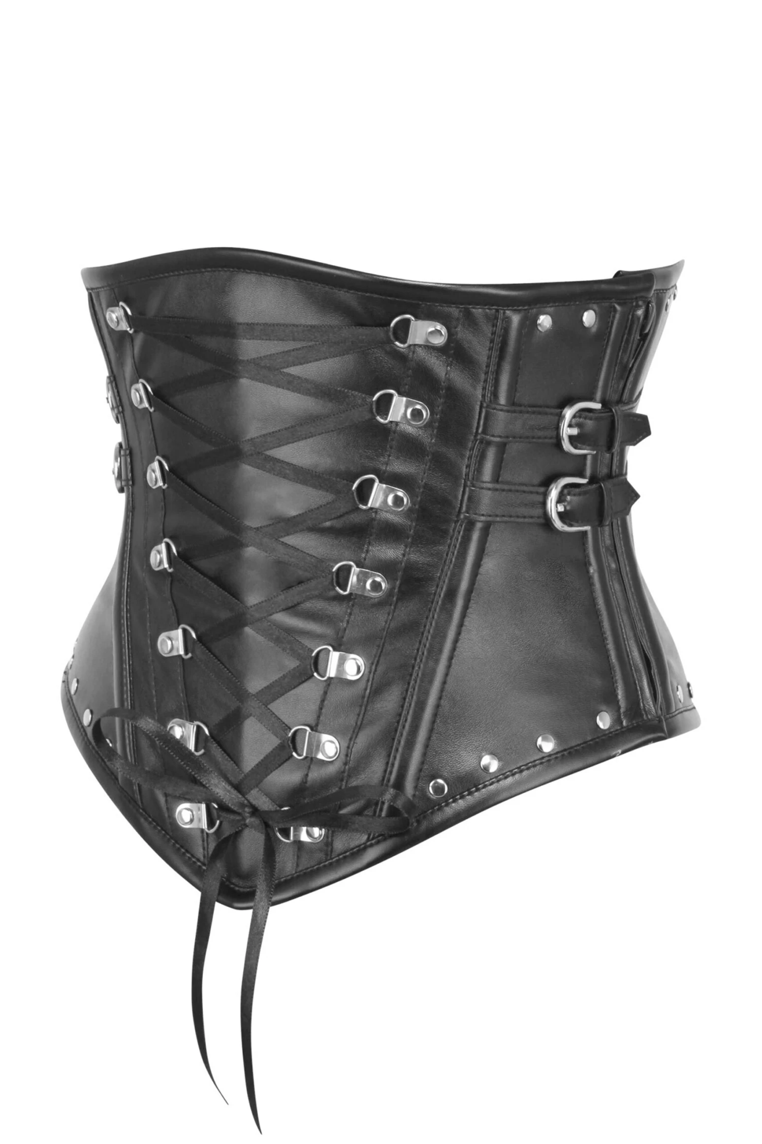 Gothic LARP PVC Underbust 3 Gothic LARP PVC Underbust - Image 3