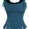 Historically Inspired Overbust Corset In Blue