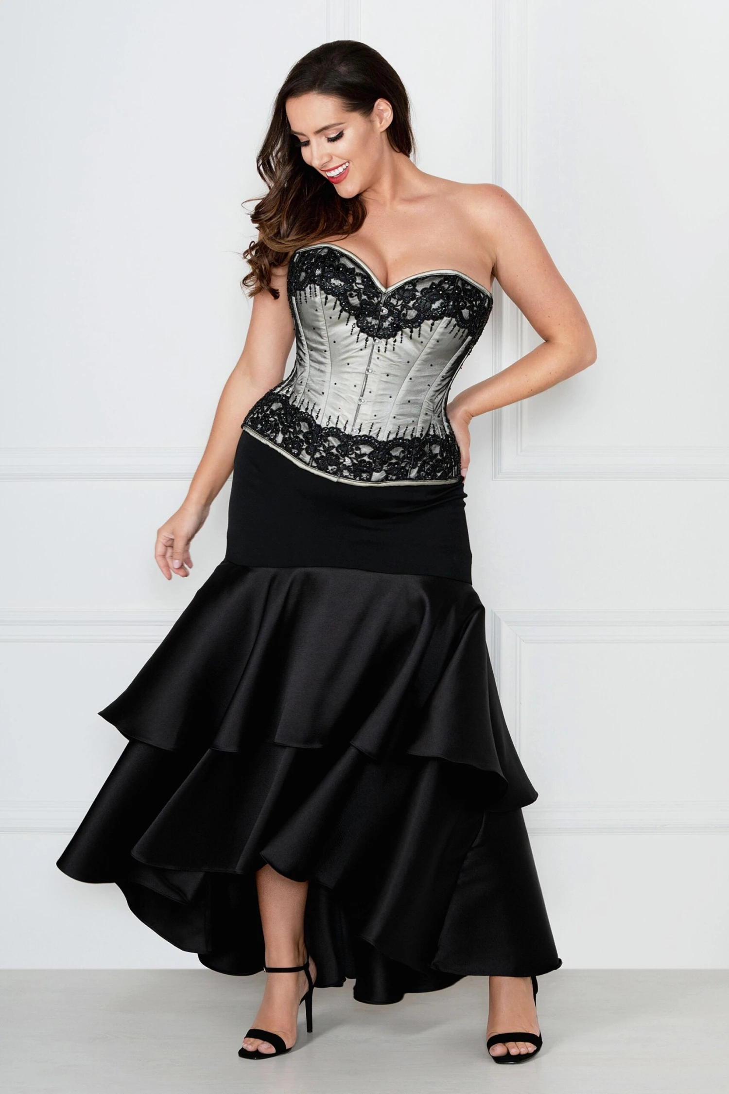 Silver Couture Corset 1 Silver Couture Corset