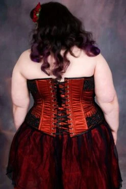 Burgundy Satin Couture Corset -Corset Story C08 website 2 58ddcaa5 f5f1 4d68 b7e7 570ccae7e2b6