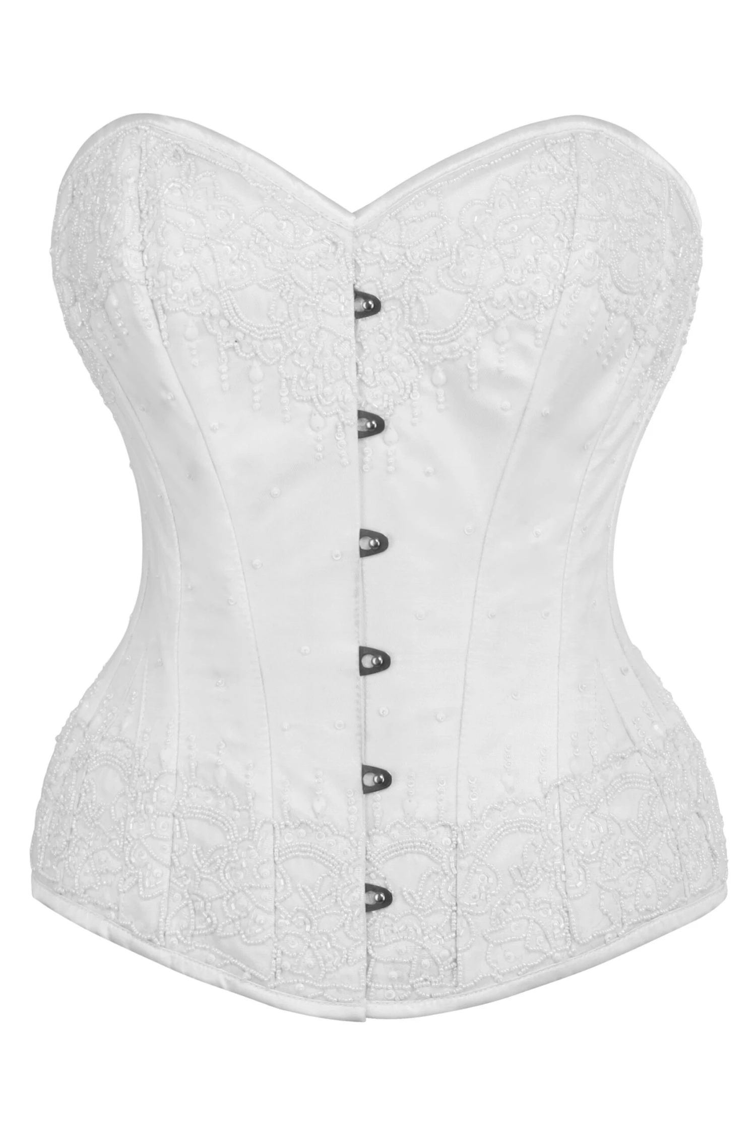 White Satin Couture Corset 1 White Satin Couture Corset
