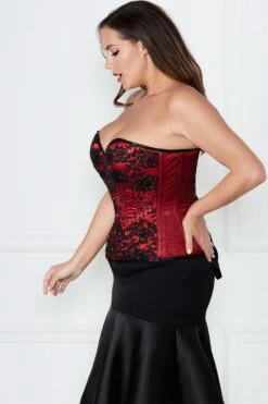 Beautiful Red Couture Corset -Corset Story C18 4