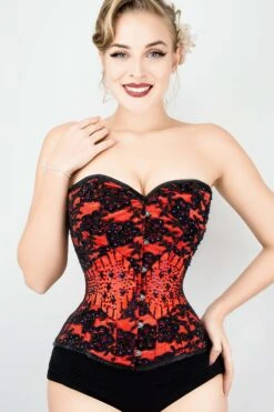Beautiful Red Couture Corset -Corset Story C18 Front 84d34e2d d7e5 46b1 93fa f0093d005b5e