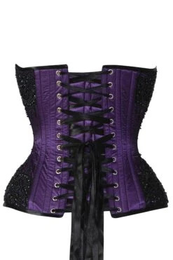 Purple Satin Couture Corset -Corset Story C50 2 167745a7 5ad6 478a bd5c 29b2aaa302ca