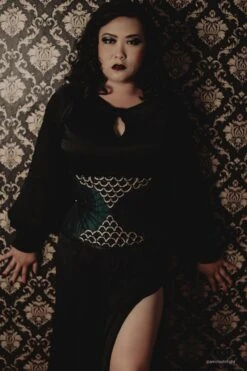 Embellished Couture Underbust Corset Waspie In Green -Corset Story CD 922 ameliadelight 1 44e9dc5f c1ba 44ee aa85 383466a81b0d