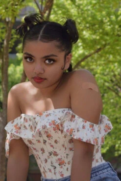 Corset Story Floral Vintage Inspired Straight Line Overbust With Off Shoulder Collar -Corset Story CSFT011 Custpmerpic June2021 9 d2849d03 0dca 49d4 a6a5 7dac460f298b