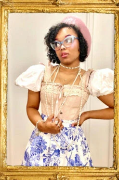 Luxurious Victorian Inspired Dusty Pink Overbust Angled Panels And Shoulder Straps 36 Luxurious Victorian Inspired Dusty Pink Overbust Angled Panels And Shoulder Straps -Corset Story CSFT037 Customerpic June2021 8 5ec3ae9f 389d 41ad ac18 da50f2dbb961