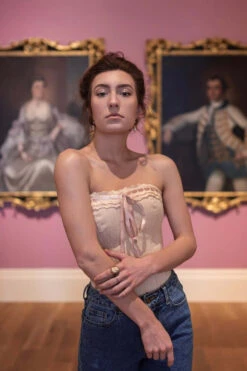 Beige Summer Victorian Vintage Straight Lined Overbust 17 Beige Summer Victorian Vintage Straight Lined Overbust -Corset Story CSFT038 Customerpic June2021 4 67cf9731 7c06 42b9 b7da ed31eda71aba