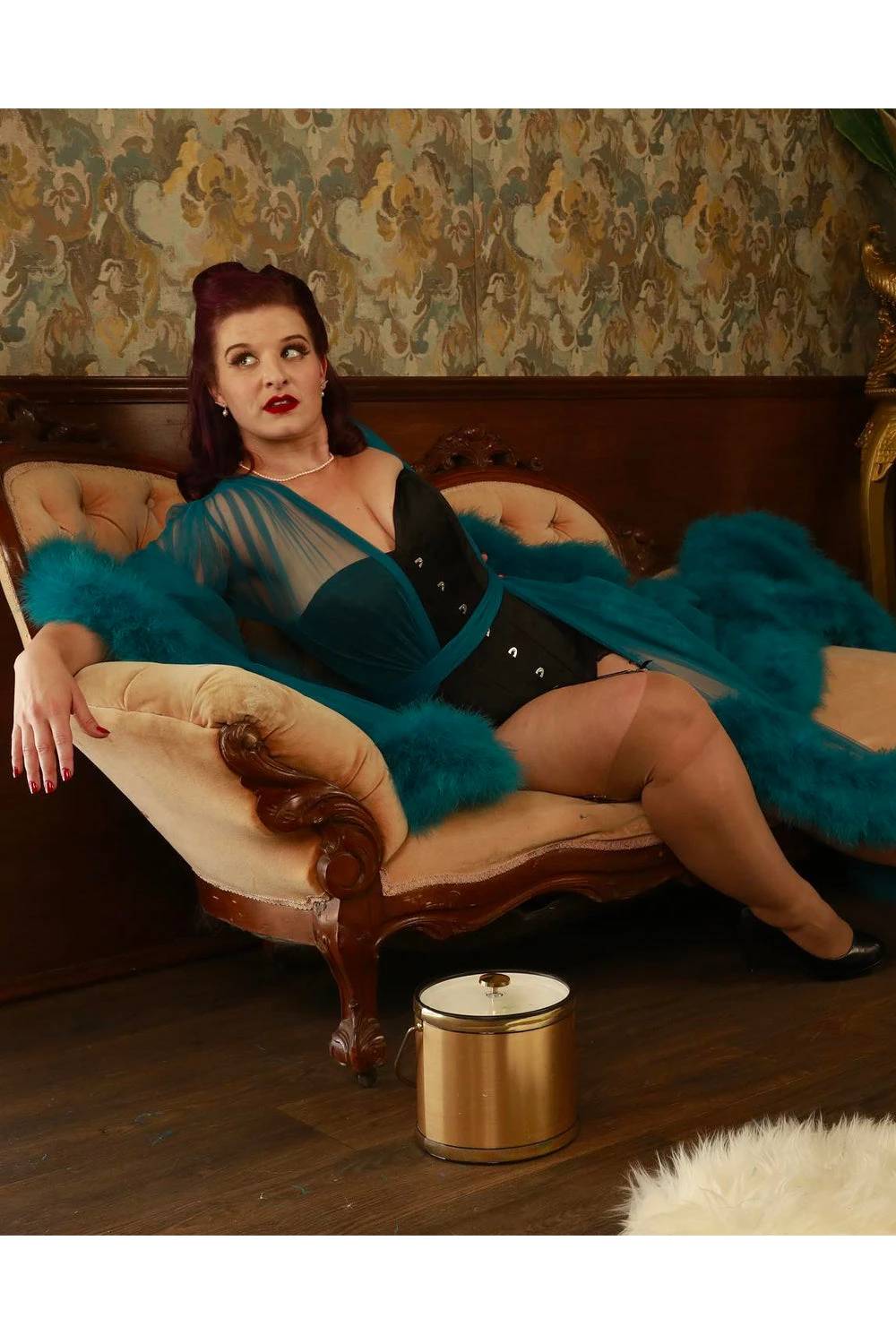 Instant Shape Black Satin Longline Overbust 9 Instant Shape Black Satin Longline Overbust - Image 9