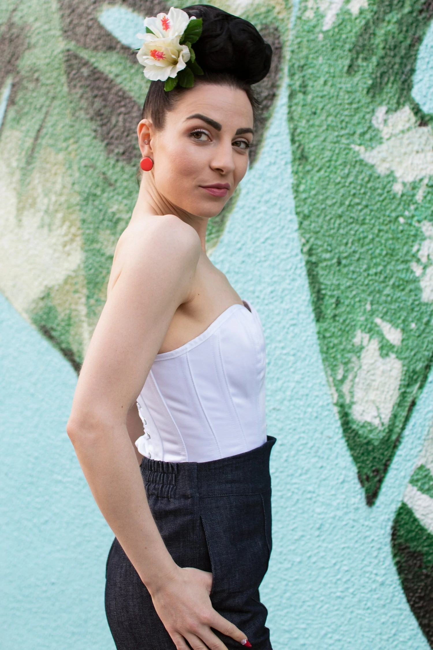 Instant Shape White Satin Overbust 8 Instant Shape White Satin Overbust - Image 8