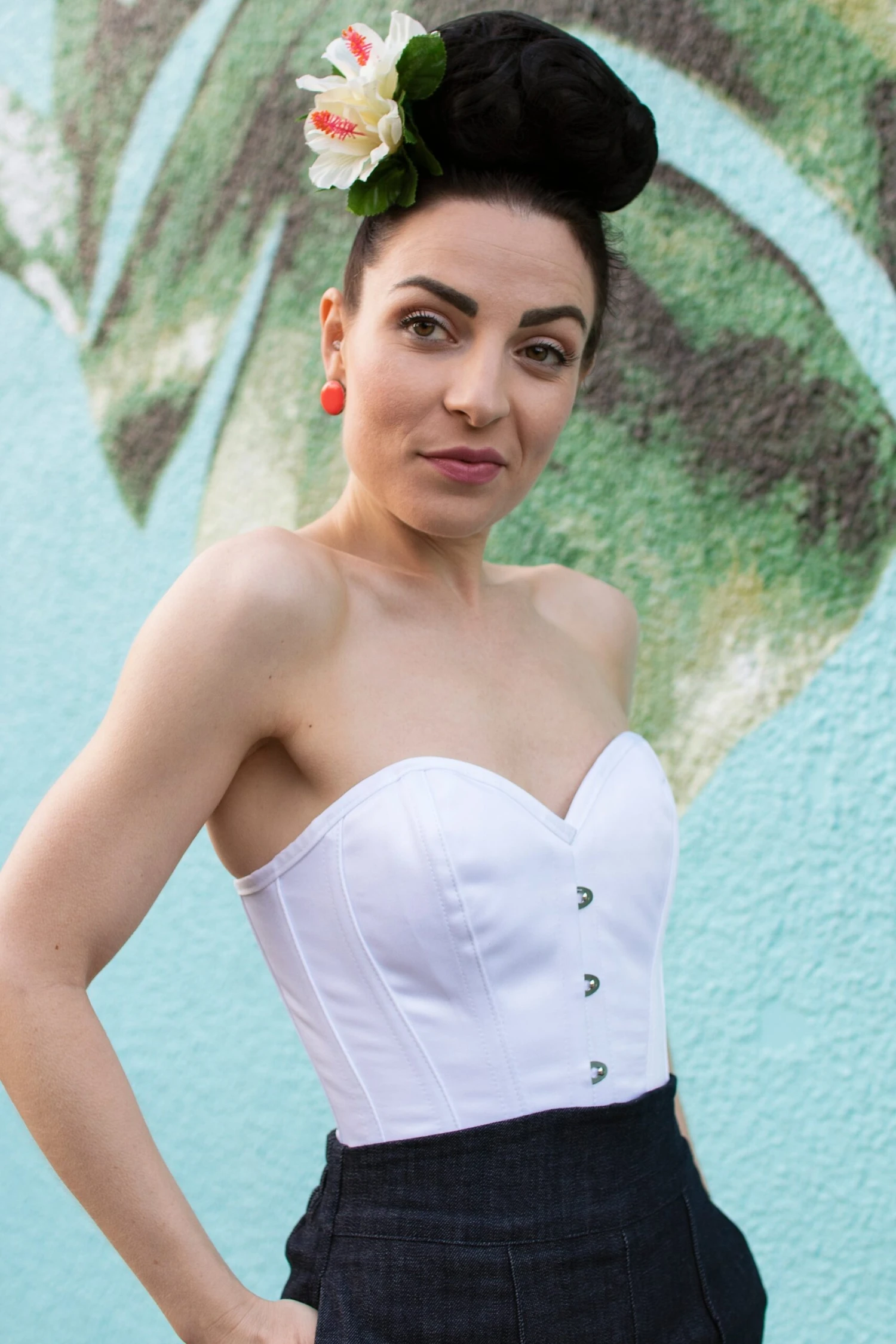 Instant Shape White Satin Overbust 14 Instant Shape White Satin Overbust - Image 14