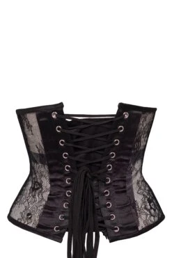 Black Lingerie Weight Mesh Underbust Corset -Corset Story CSFT097 2 643e0c24 ab27 448e a126 dc196f3b59d9
