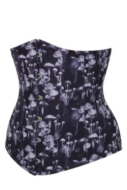 Wild Mushroom Longline Underbust Corset 5 Wild Mushroom Longline Underbust Corset -Corset Story CSFT1583