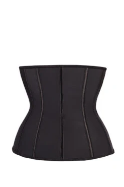 Corset Story Black Latex Underbust Corset -Corset Story CSLT020 2