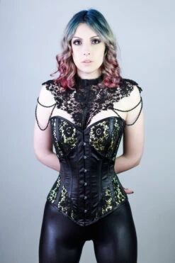 ReVamped Gothic Inspired Corset Top 24 ReVamped Gothic Inspired Corset Top -Corset Story CeleneNoxYoutubeFTS1021