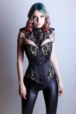 ReVamped Gothic Inspired Corset Top 25 ReVamped Gothic Inspired Corset Top -Corset Story CeleneNoxYoutubeFTS1023