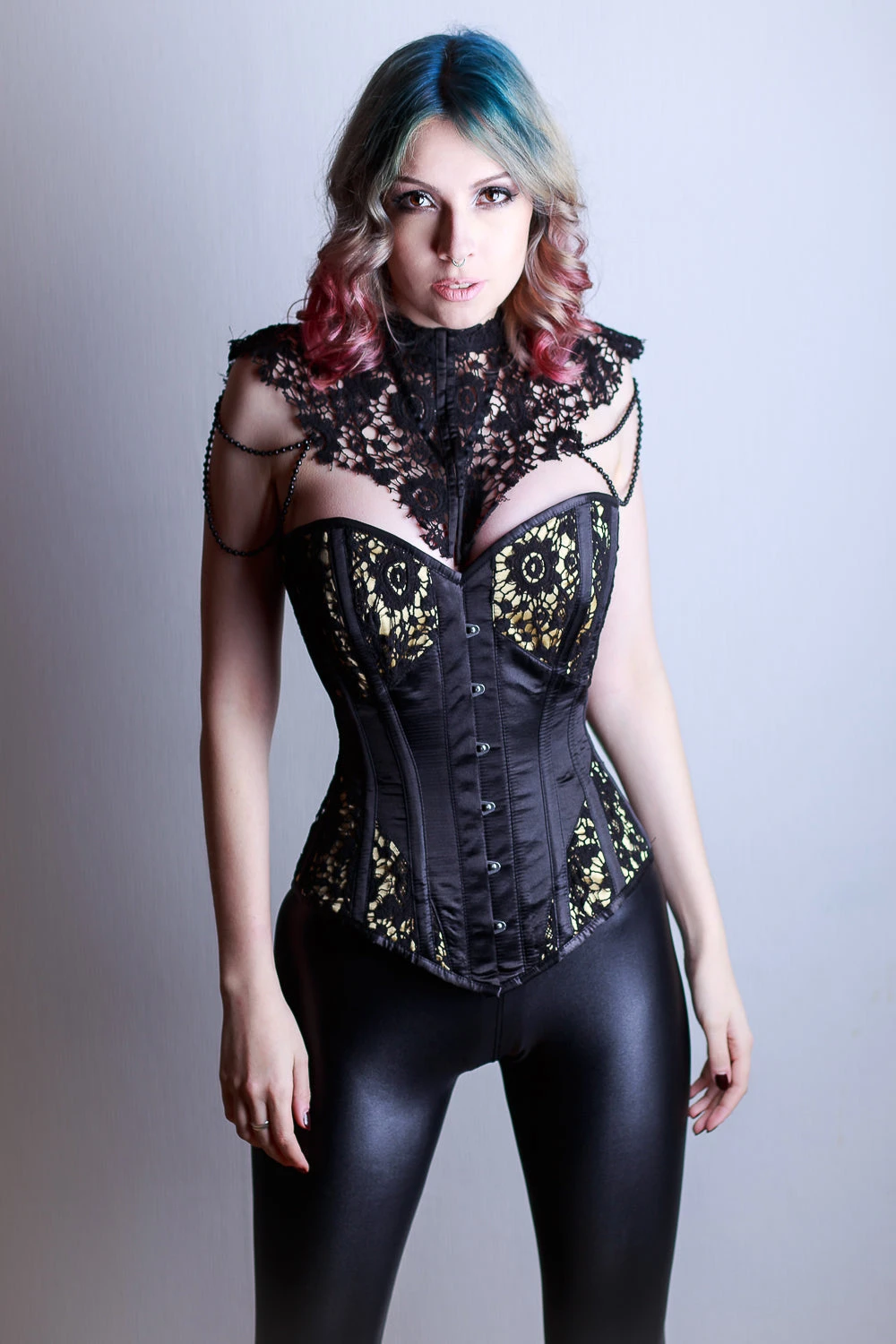 ReVamped Gothic Inspired Corset Top 6 ReVamped Gothic Inspired Corset Top - Image 6