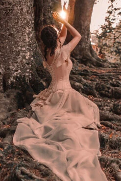 Pinky Beige Cotton Twill Classic Overbust Waist Trainer With Hip Gores -Corset Story EXP002 Customerpic June 2 4440e0b3 aa30 499c 8cf3 e27ec4e2c438