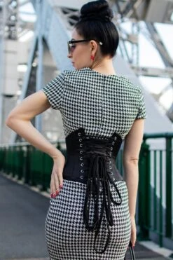 Black Satin Waist Training Waspie Underbust 33 Black Satin Waist Training Waspie Underbust -Corset Story EXP008 September 2020 website 7