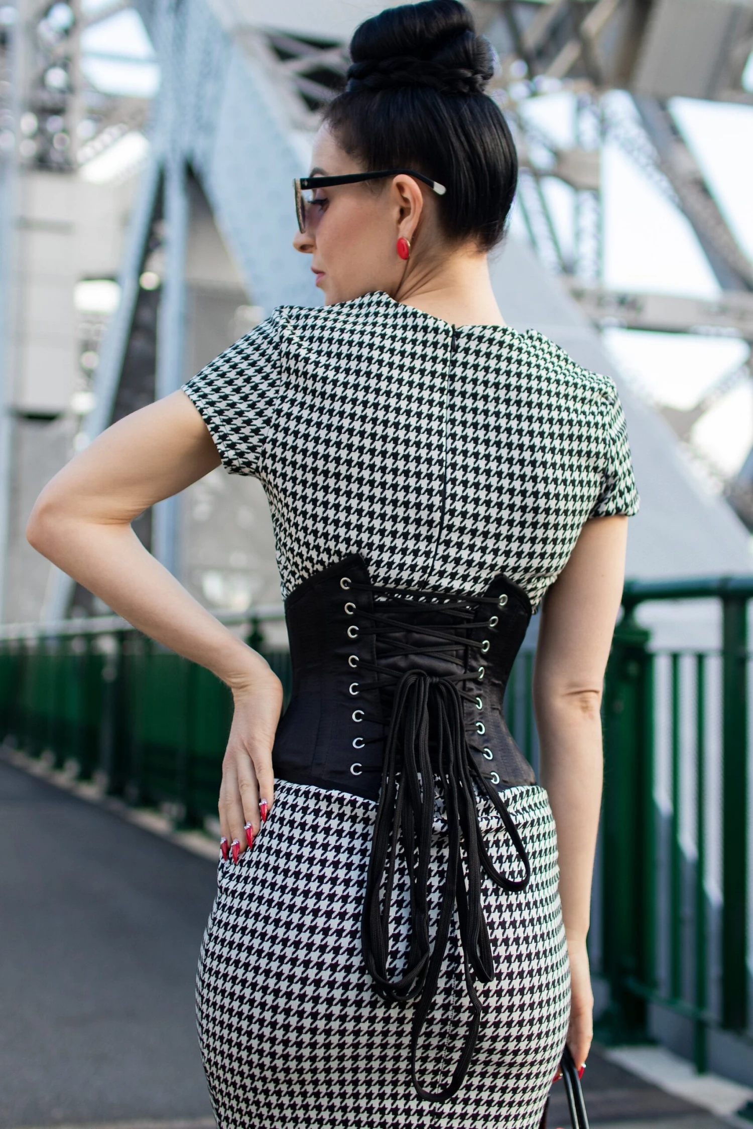 Black Satin Waist Training Waspie Underbust 16 Black Satin Waist Training Waspie Underbust - Image 16