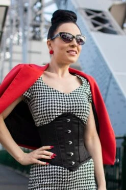 Black Satin Waist Training Waspie Underbust 30 Black Satin Waist Training Waspie Underbust -Corset Story EXP008 September 2020 website 8