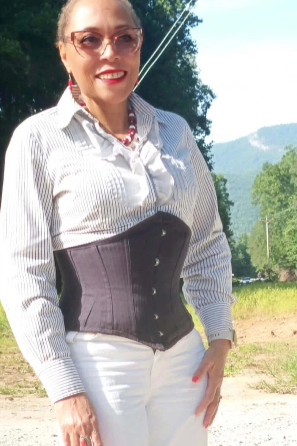 Black Cotton Expert Waist Training Waspie Corset 17 Black Cotton Expert Waist Training Waspie Corset - Image 17