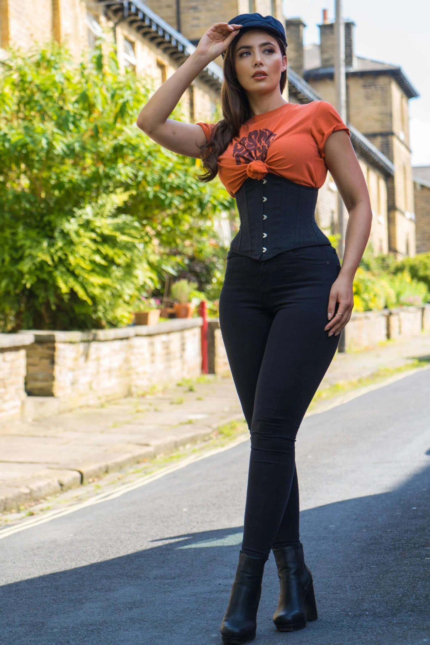 Black Cotton Expert Waist Training Waspie Corset 14 Black Cotton Expert Waist Training Waspie Corset - Image 14