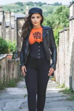 Black Cotton Expert Waist Training Waspie Corset 26 Black Cotton Expert Waist Training Waspie Corset -Corset Story EXP016 July2020 website 8