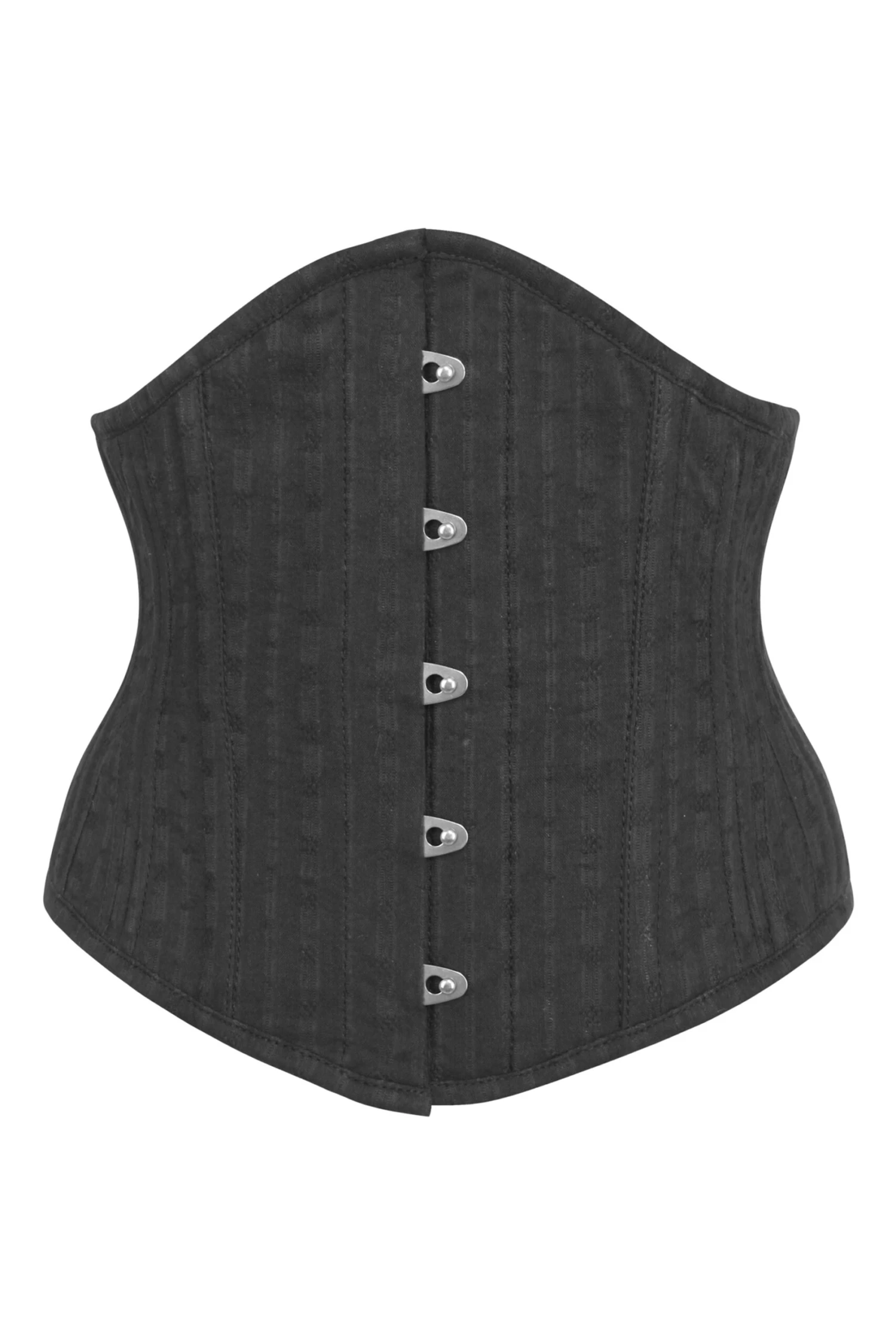 Black Cotton Expert Waist Training Waspie Corset 1 Black Cotton Expert Waist Training Waspie Corset