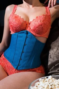 Denim Cotton Expert Waist Training Waspie Corset -Corset Story EXP017 December2020 website 7