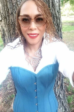 Denim Expert Waist Training Overbust 32 Denim Expert Waist Training Overbust -Corset Story EXP018 Customerpic Jan2022