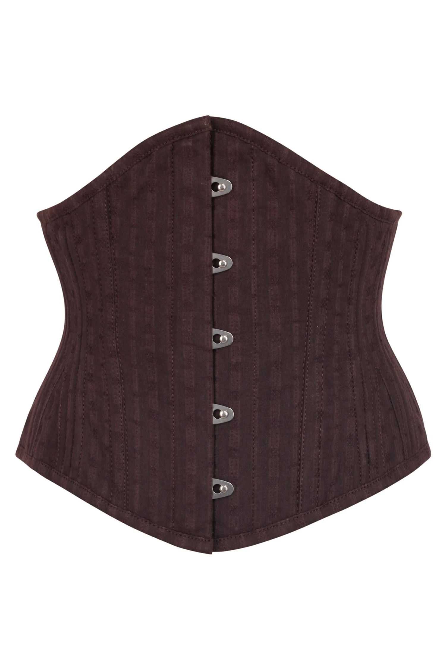 Expert Waist Training Cotton Waspie Corset In Espresso 1 Expert Waist Training Cotton Waspie Corset In Espresso