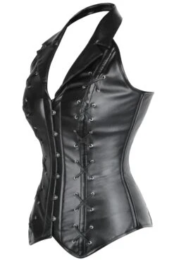PVC Halterneck Steel Boned Overbust 18 PVC Halterneck Steel Boned Overbust -Corset Story EXS005 3