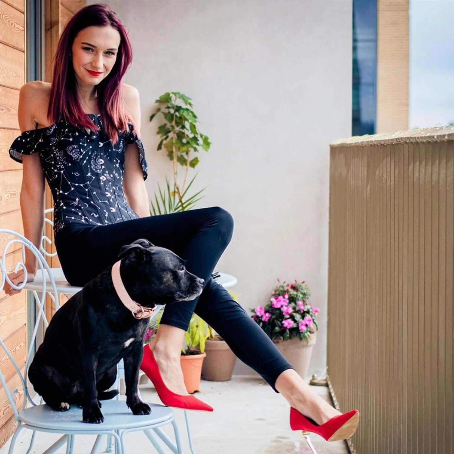 Cotton Astronomy Print Sleeved Corset Top 15 Cotton Astronomy Print Sleeved Corset Top - Image 15