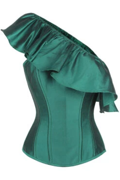 Off The Shoulder Emerald Green Corset Top