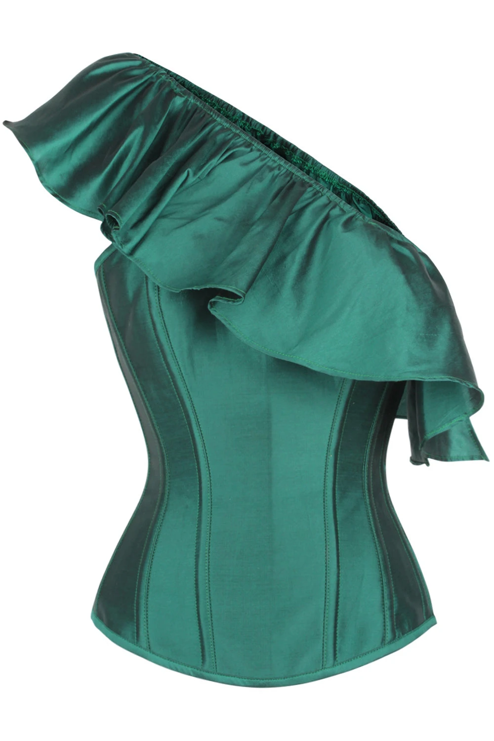 Off The Shoulder Emerald Green Corset Top 1 Off The Shoulder Emerald Green Corset Top
