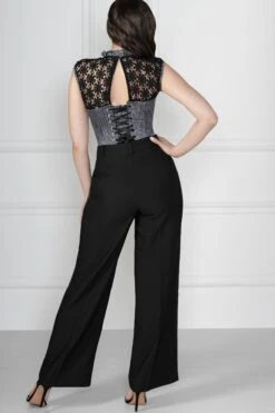 Houndstooth And Crochet Corset Top -Corset Story FTS028 5 bcb6fab8 63cb 47bf 8038 33ec79e1e242