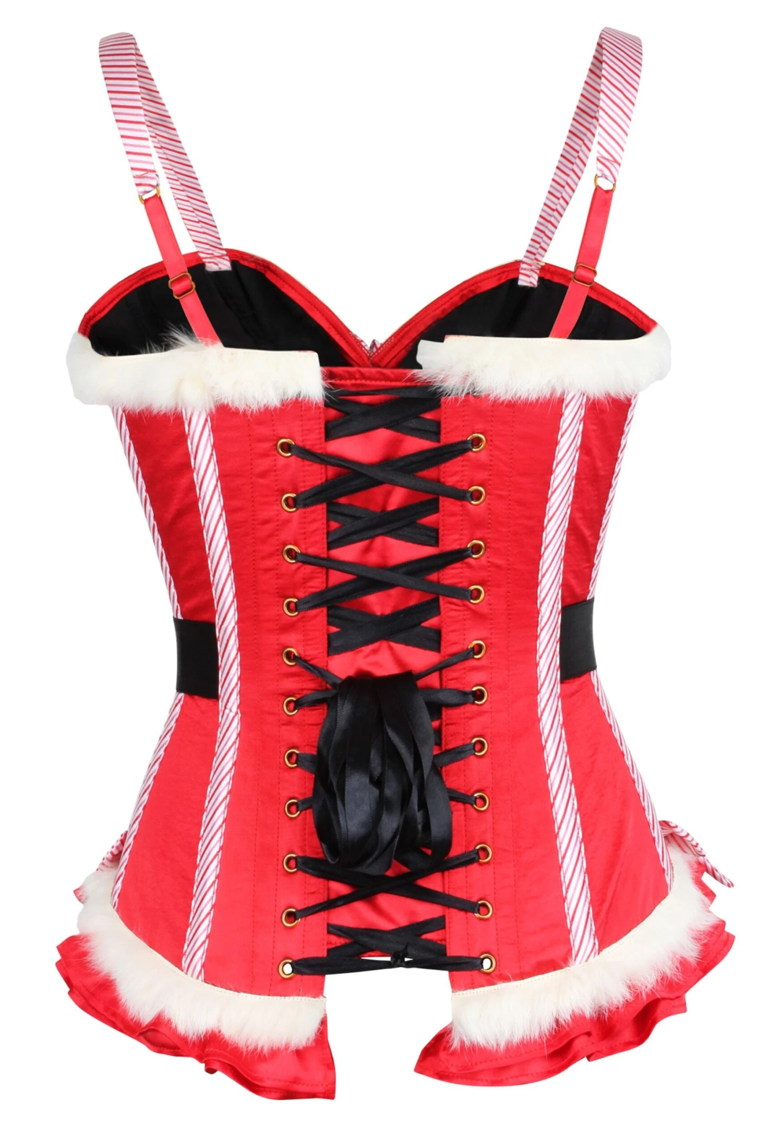 Mrs Claus Steel Boned Xmas Corset 4 Mrs Claus Steel Boned Xmas Corset - Image 4