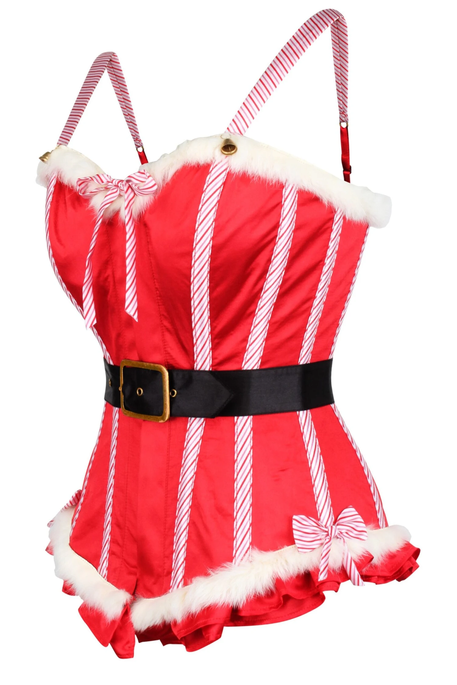 Mrs Claus Steel Boned Xmas Corset 5 Mrs Claus Steel Boned Xmas Corset - Image 5
