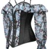 Long Sleeve Floral Summer Corset Top